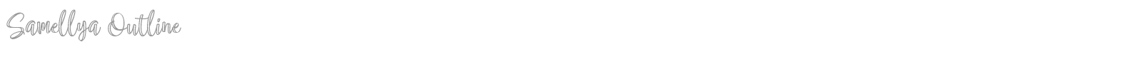 Samellya font preview
